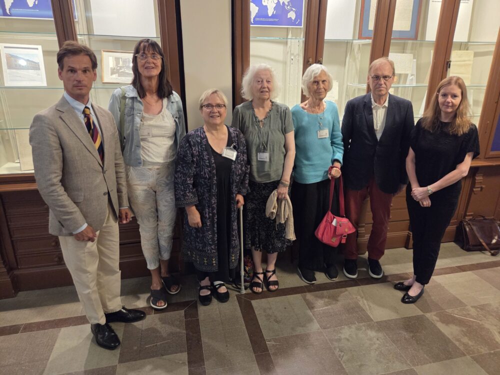 Delegationen vid uppvaktningen på UD.